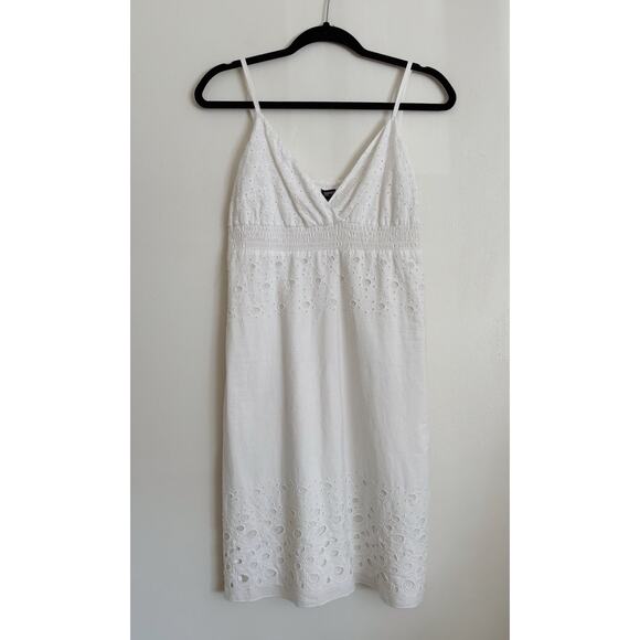 Esprit Dresses & Skirts - White Vintage Esprit Eyelet Lace Mini Dress US 8